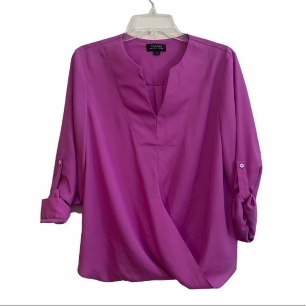 Purple Tahari Blouse
